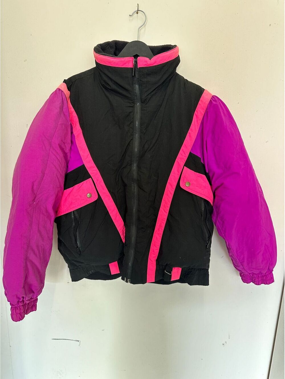 Vintage ‘Hot Music’ XL Winter Coat - Picture 1 of 8